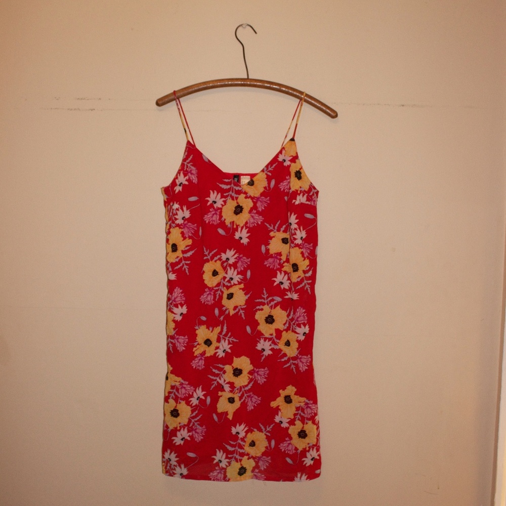 Floral Print Slip Dress